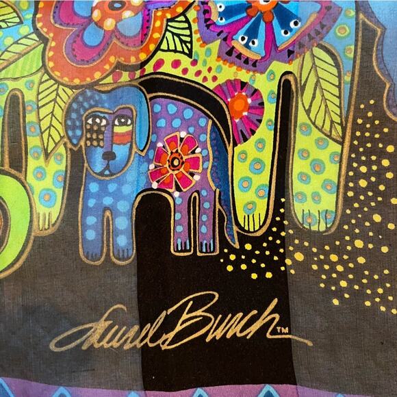 Colorful Animal Print Scarf - Picture 3 of 4